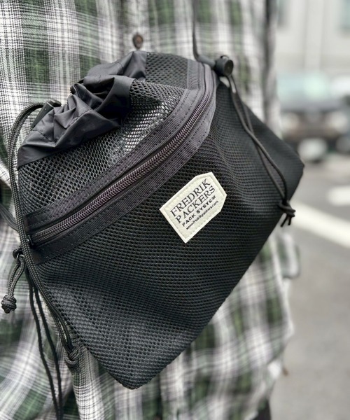 FREDRIK PACKERS(フレドリックパッカーズ)の「【FREDRIK PACKERS】BELLSACK S ベルサック メッシュショルダーバッグ サコッシュ フレドリックパッカーズ(ショルダーバッグ・レディース・ブラック/オリーブ/ベージュ・FREE)」の11枚目の写真
