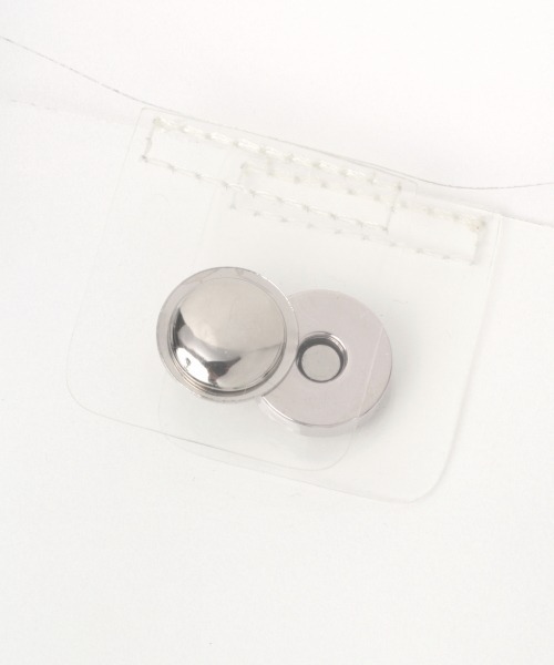 Me%(ミィパーセント)の「PVCシンプルスクエアショルダー(ショルダーバッグ・レディース・アイボリー/ダークブラウン/ブラック/ブラウン・FREE)」の20枚目の写真