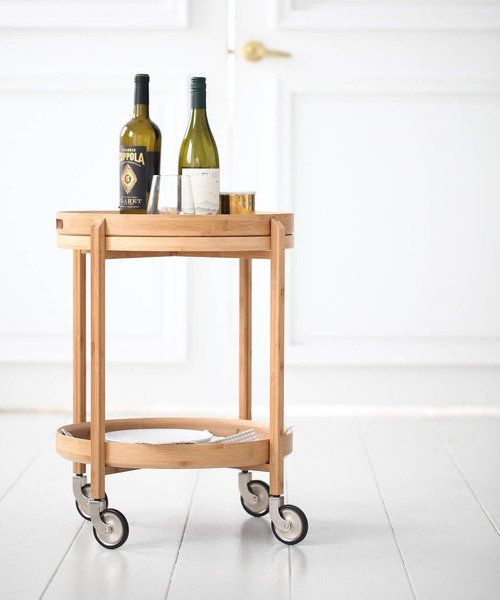 sarasa design（サラサデザイン）の「GUDEE ROCA 2段カート（家具・レディース・ブラウン・ONESIZE）」の9枚目の写真