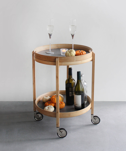 sarasa design（サラサデザイン）の「GUDEE ROCA 2段カート（家具・レディース・ブラウン・ONESIZE）」の11枚目の写真