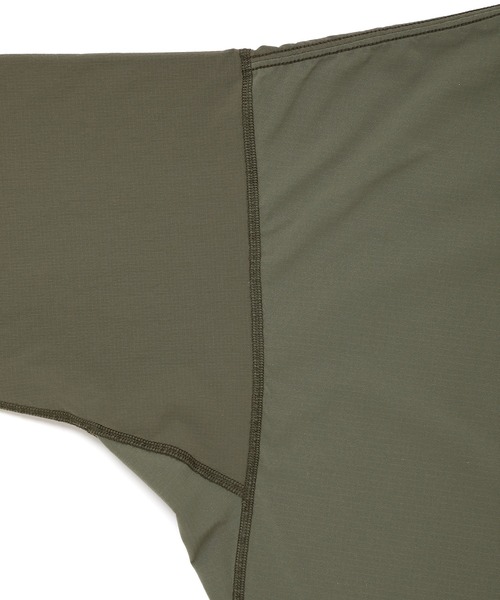 SIVA（シヴァ）の「SIVA シヴァ / N.C.433 L-SLEEVE GORE-TEX C-Knit ゴアテックスビッグシルエットロンT / 21C-S-02-02（Tシャツ/カットソー・メンズ・ホワイト/カーキ/ブラック・1/3/2）」の12枚目の写真