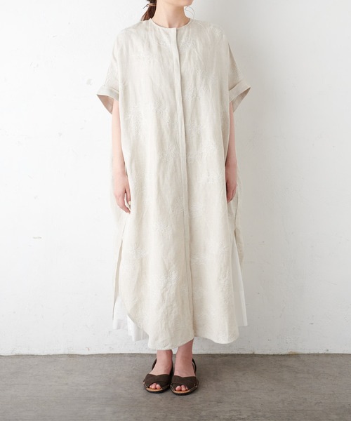 PUAL CE CIN（ピュアルセシン）の「リリー刺繍ワンピース（ワンピース・レディース・その他2/その他1・FREE）」の4枚目の写真