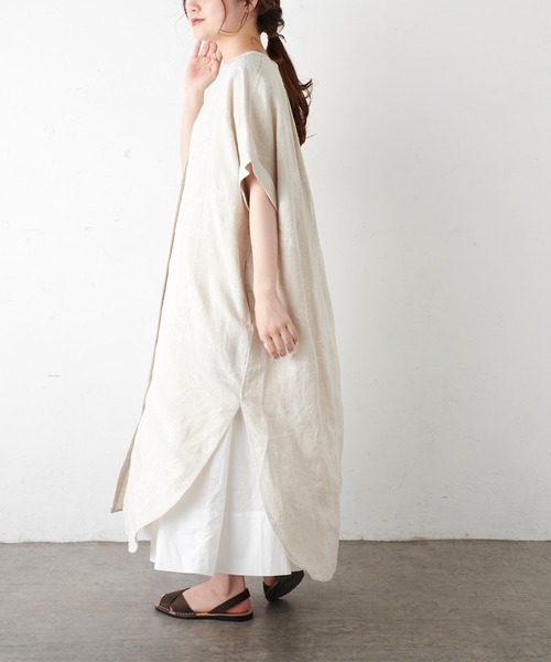 PUAL CE CIN（ピュアルセシン）の「リリー刺繍ワンピース（ワンピース・レディース・その他2/その他1・FREE）」の3枚目の写真