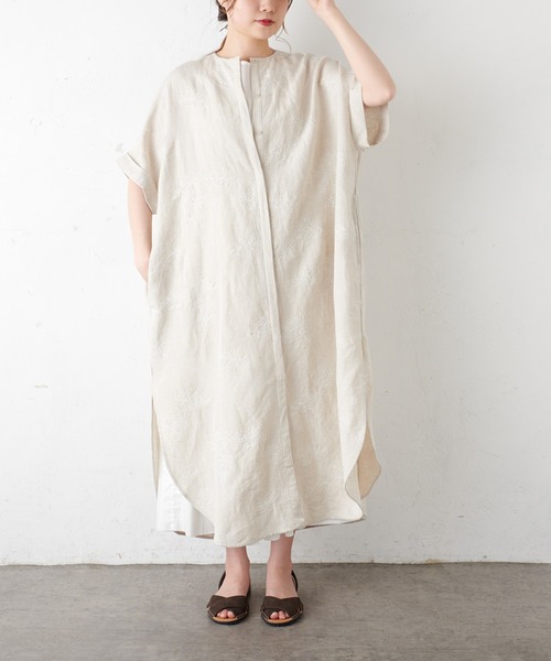 PUAL CE CIN（ピュアルセシン）の「リリー刺繍ワンピース（ワンピース・レディース・その他2/その他1・FREE）」の6枚目の写真