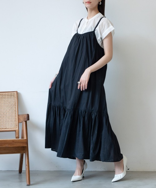 ◎新品◎AIC エーアイシー　ロングワンピース　インド AIC.（エーアイシー）の「インド綿ロングキャミワンピース