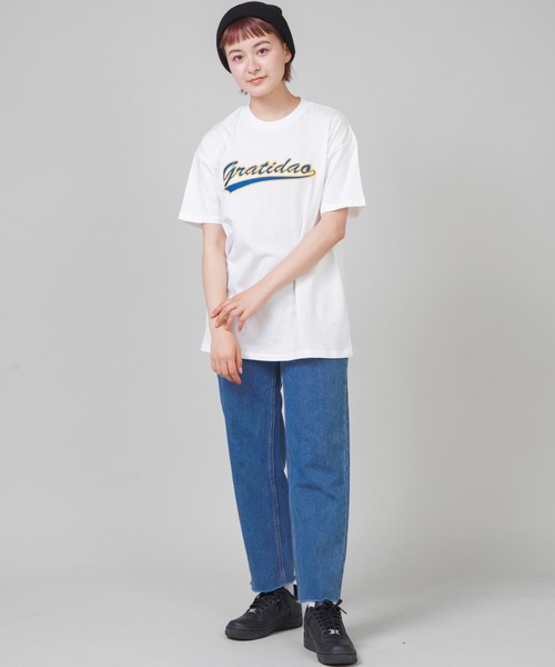 SPINNS（スピンズ）の「デニムストレートパンツ（デニムパンツ・レディース・ブルー/サックスブルー/インディゴブルー・S/M）」の19枚目の写真