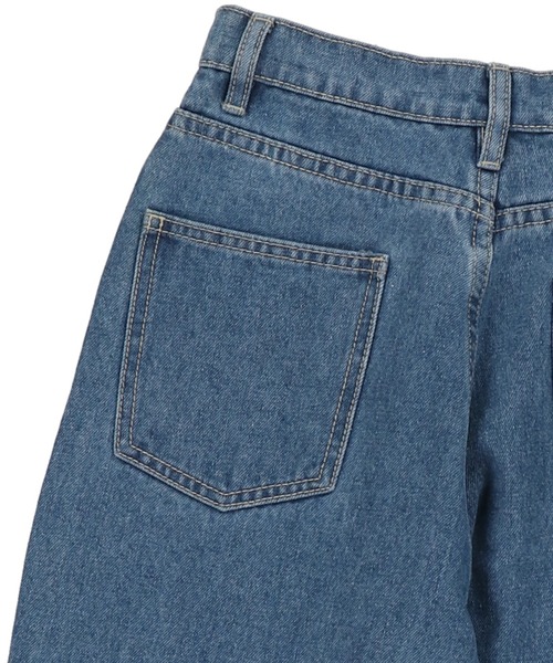 SPINNS（スピンズ）の「デニムストレートパンツ（デニムパンツ・レディース・ブルー/サックスブルー/インディゴブルー・S/M）」の13枚目の写真