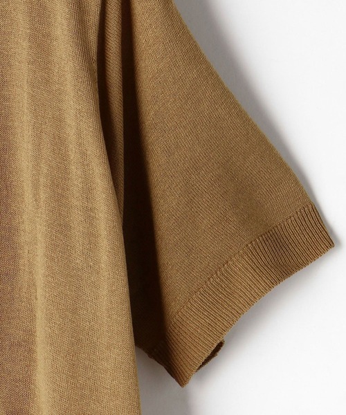 NICOLE white（ニコルホワイト）の「半袖ドロストロングカーディガン（カーディガン/ボレロ・レディース・ライトグレー/ブラック/キャメル・FREE）」の4枚目の写真