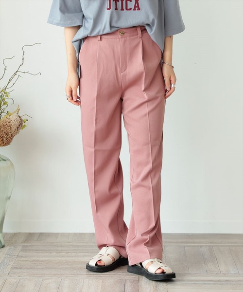 DONOBAN（ドノバン）の「セミワイドパンツ（その他パンツ・レディース・ブラウン系その他/ブルー系その他/ピンク系その他/ライトグレー/ブラック・S/2-M/3-L）」の5枚目の写真