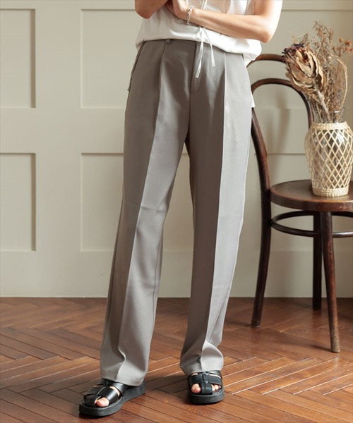 DONOBAN（ドノバン）の「セミワイドパンツ（その他パンツ・レディース・ブラウン系その他/ブルー系その他/ピンク系その他/ライトグレー/ブラック・S/2-M/3-L）」の4枚目の写真