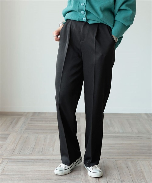 DONOBAN（ドノバン）の「セミワイドパンツ（その他パンツ・レディース・ブラウン系その他/ブルー系その他/ピンク系その他/ライトグレー/ブラック・S/2-M/3-L）」の3枚目の写真