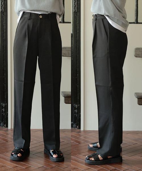 DONOBAN（ドノバン）の「セミワイドパンツ（その他パンツ・レディース・ブラウン系その他/ブルー系その他/ピンク系その他/ライトグレー/ブラック・S/2-M/3-L）」の15枚目の写真