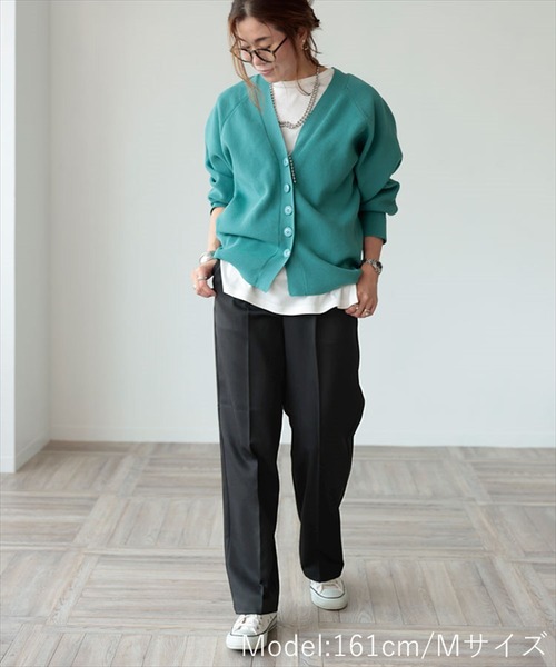 DONOBAN（ドノバン）の「セミワイドパンツ（その他パンツ・レディース・ブラウン系その他/ブルー系その他/ピンク系その他/ライトグレー/ブラック・S/2-M/3-L）」の14枚目の写真