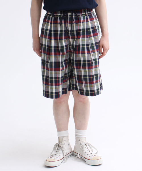 CHILD WOMAN（チャイルドウーマン）の「☆マドラスチェックショートパンツ（その他パンツ・レディース・グリーン/レッド・FREE）」の13枚目の写真