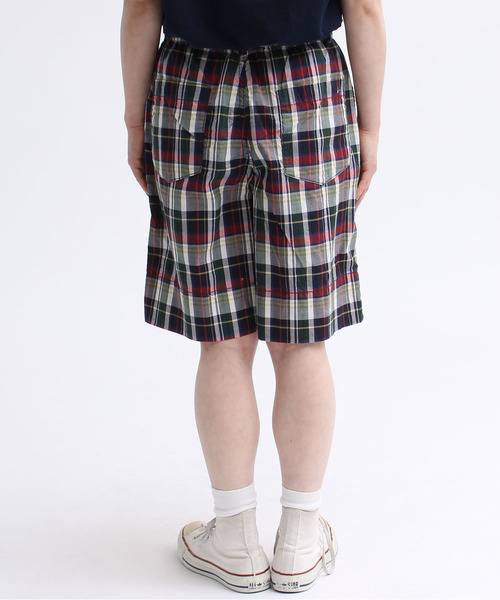 CHILD WOMAN（チャイルドウーマン）の「☆マドラスチェックショートパンツ（その他パンツ・レディース・グリーン/レッド・FREE）」の15枚目の写真