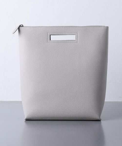 UNITED ARROWS（ユナイテッドアローズ）の「＜UNITED ARROWS ＞ マイクロファイバー バケット バッグ（ハンドバッグ・メンズ・ブラック/ホワイト・FREE）」の2枚目の写真