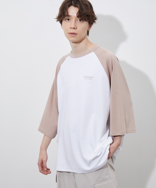 JUNRED（ジュンレッド）の「カラースキームリラックスラグランTEE（Tシャツ/カットソー・メンズ・グレー/ミント/ピンク・M/L）」の12枚目の写真