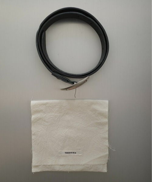 TODAYFUL（トゥデイフル）の「Vintage Leather Belt（ベルト・レディース・ブラック・FREE）」の7枚目の写真