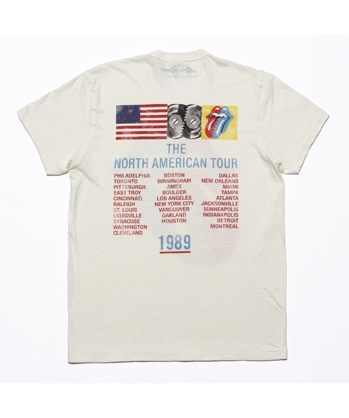 TMT(ティーエムティー)の「THE ROLLING STONES×TMT S/SL TEE(THE NORTH AMERICAN TOUR 1989)(Tシャツ/カットソー・メンズ・ホワイト/ターコイズブルー・SMALL/MEDIUM/LARGE/X-LARGE)」の5枚目の写真