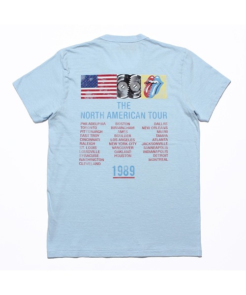 TMT(ティーエムティー)の「THE ROLLING STONES×TMT S/SL TEE(THE NORTH AMERICAN TOUR 1989)(Tシャツ/カットソー・メンズ・ホワイト/ターコイズブルー・SMALL/MEDIUM/LARGE/X-LARGE)」の7枚目の写真