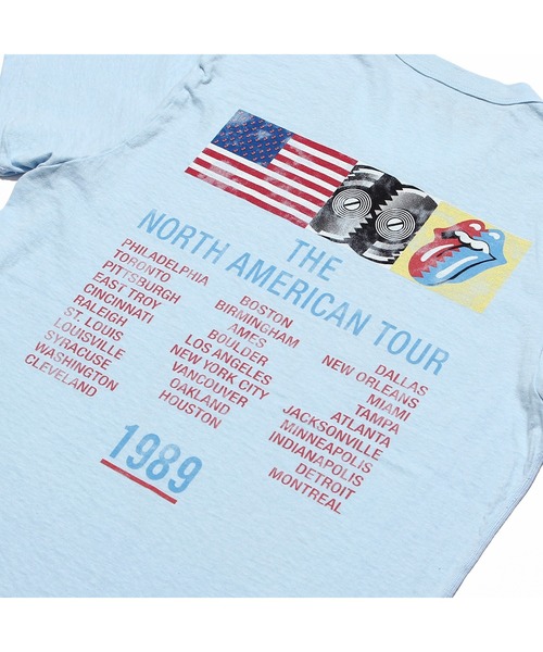 TMT(ティーエムティー)の「THE ROLLING STONES×TMT S/SL TEE(THE NORTH AMERICAN TOUR 1989)(Tシャツ/カットソー・メンズ・ホワイト/ターコイズブルー・SMALL/MEDIUM/LARGE/X-LARGE)」の13枚目の写真