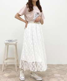 apres jour | レースプリーツスカート【ZOZOTOWN限定アイテム】(スカート)
