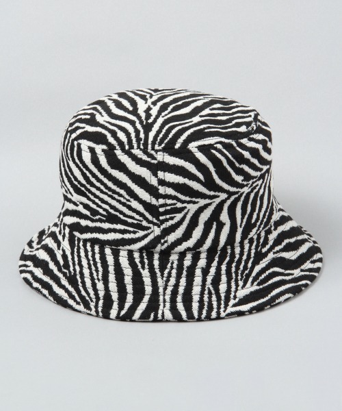 JEANASIS（ジーナシス）の「ジャガードゼブラガラハット/954845（ハット・レディース・ブラック系その他/ブラウン系その他・FREE）」の3枚目の写真