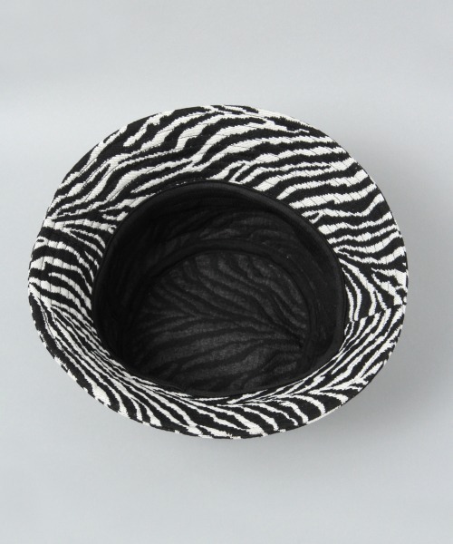 JEANASIS（ジーナシス）の「ジャガードゼブラガラハット/954845（ハット・レディース・ブラック系その他/ブラウン系その他・FREE）」の6枚目の写真