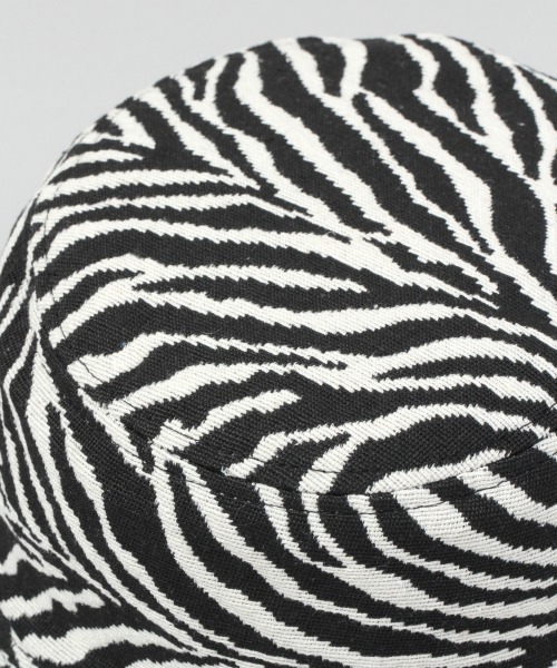 JEANASIS（ジーナシス）の「ジャガードゼブラガラハット/954845（ハット・レディース・ブラック系その他/ブラウン系その他・FREE）」の7枚目の写真