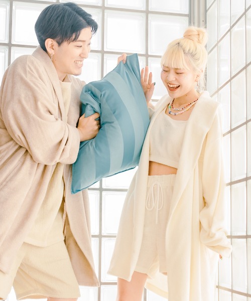 UGG（アグ）の「UGG@mos ROOM WEAR クロップド パイル タンクトップ（ルームウェア/パジャマ・レディース・アイボリー/ベージュ/グレー・M/L）」の12枚目の写真