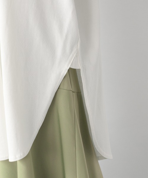 JEANASIS(ジーナシス)の「フロントバックキリカエBIGロンT/215966(Tシャツ/カットソー・レディース・ホワイト/ブラック/ピンク・FREE)」の17枚目の写真