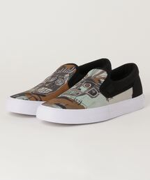 DC/ディーシー　スケシュー　BASQ MANUAL SLIP-ON/バスキア マニュアル スリッポン     DM214105
