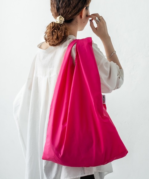 mystic(ミスティック)の「NYLONY エコバッグ(エコバッグ/サブバッグ・レディース・ピンク/イエロー/ブルー・ONE SIZE)」の1枚目の写真