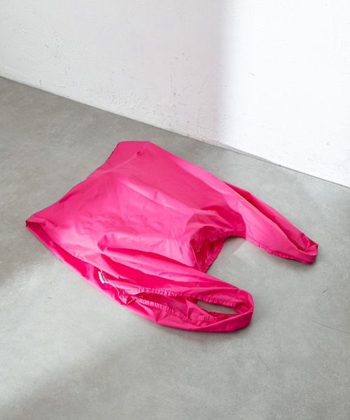 mystic(ミスティック)の「NYLONY エコバッグ(エコバッグ/サブバッグ・レディース・ピンク/イエロー/ブルー・ONE SIZE)」の4枚目の写真