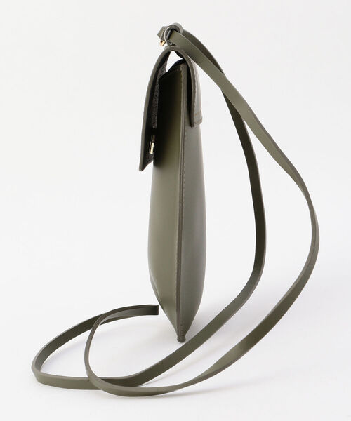 NOLLEY’S（ノーリーズ）の「【Laboratorio Mariucci/ ラボラトリオマリウッチ>スマホポシェット（ボディバッグ/ウエストポーチ・レディース・ベージュ/ブラウン/オリーブ・FREE）」の4枚目の写真