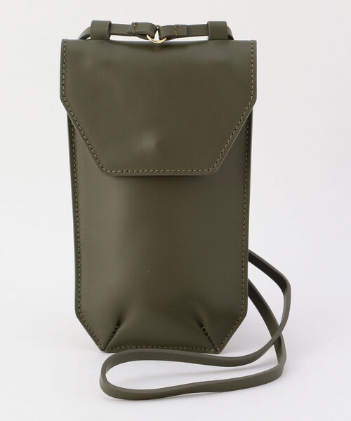 NOLLEY’S（ノーリーズ）の「【Laboratorio Mariucci/ ラボラトリオマリウッチ>スマホポシェット（ボディバッグ/ウエストポーチ・レディース・ベージュ/ブラウン/オリーブ・FREE）」の14枚目の写真