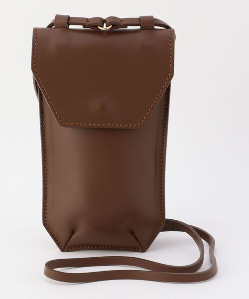 NOLLEY’S（ノーリーズ）の「【Laboratorio Mariucci/ ラボラトリオマリウッチ>スマホポシェット（ボディバッグ/ウエストポーチ・レディース・ベージュ/ブラウン/オリーブ・FREE）」の5枚目の写真