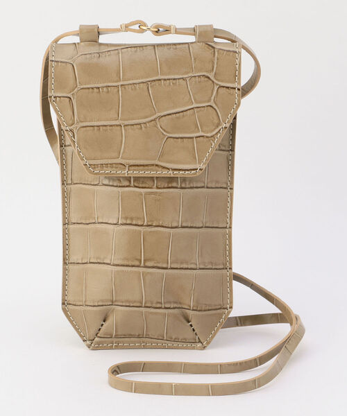 NOLLEY’S（ノーリーズ）の「【Laboratorio Mariucci/ ラボラトリオマリウッチ>スマホポシェット（ボディバッグ/ウエストポーチ・レディース・ベージュ/ブラウン/オリーブ・FREE）」の8枚目の写真