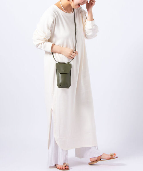 NOLLEY’S（ノーリーズ）の「【Laboratorio Mariucci/ ラボラトリオマリウッチ>スマホポシェット（ボディバッグ/ウエストポーチ・レディース・ベージュ/ブラウン/オリーブ・FREE）」の19枚目の写真