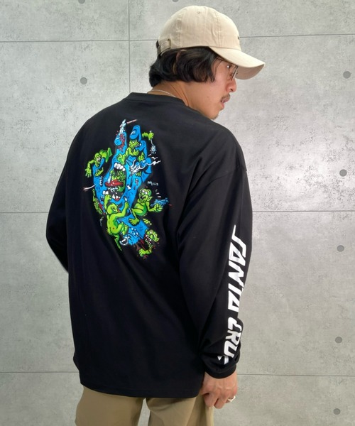 Santa Cruz バックプリント スノボ スキー ウェア メンズ SANTA CRUZ タンクトップ 「ムラサキスポーツ限定」SANTACRUZ