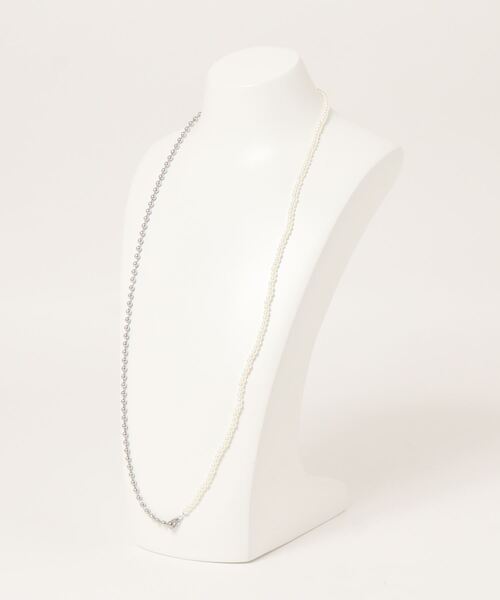 Birthday room（バースデイルーム）の「ボールチェーン＆パールマルチネックレス（ネックレス・レディース・シルバー/ゴールド・FREE）」の9枚目の写真