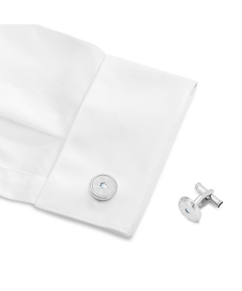 MONTBLANC（モンブラン）の「モンブラン ホワイトスター カフリンクス（カフリンクス・メンズ・シルバー・ONE SIZE）」の5枚目の写真