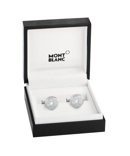 MONTBLANC（モンブラン）の「モンブラン ホワイトスター カフリンクス（カフリンクス・メンズ・シルバー・ONE SIZE）」の2枚目の写真