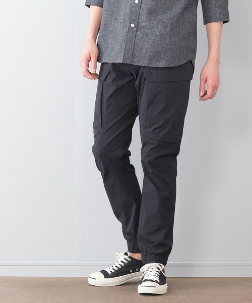 Blue Standard （ブルースタンダード）の「【BLUE STANDARD/ブルースタンダード】接触冷感ストレッチドライカーゴパンツ（カーゴパンツ・メンズ・ブラック/グレー・SMALL/MEDIUM/LARGE/X-LARGE）」の6枚目の写真