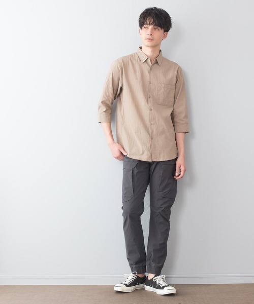 Blue Standard （ブルースタンダード）の「【BLUE STANDARD/ブルースタンダード】接触冷感ストレッチドライカーゴパンツ（カーゴパンツ・メンズ・ブラック/グレー・SMALL/MEDIUM/LARGE/X-LARGE）」の9枚目の写真
