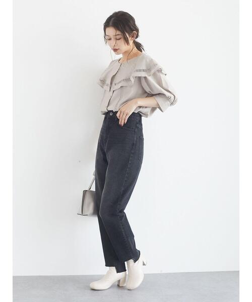 Green Parks(グリーンパークス)の「【WEB限定サイズあり】オブリークトゥーブーツ**(ブーツ・レディース・ブラック/その他8・XL/L/M/XS/S)」の7枚目の写真