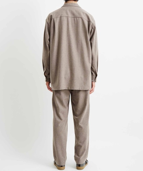 ADAM ET ROPE'（アダムエロペ）の「【Shmere】バルカラー ビッグシルエット ウールシャツ（シャツ/ブラウス・メンズ・グレー系その他/ブルー系その他・S/M/L）」の15枚目の写真