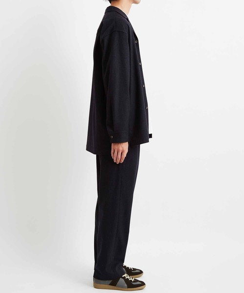 ADAM ET ROPE'（アダムエロペ）の「【Shmere】バルカラー ビッグシルエット ウールシャツ（シャツ/ブラウス・メンズ・グレー系その他/ブルー系その他・S/M/L）」の13枚目の写真