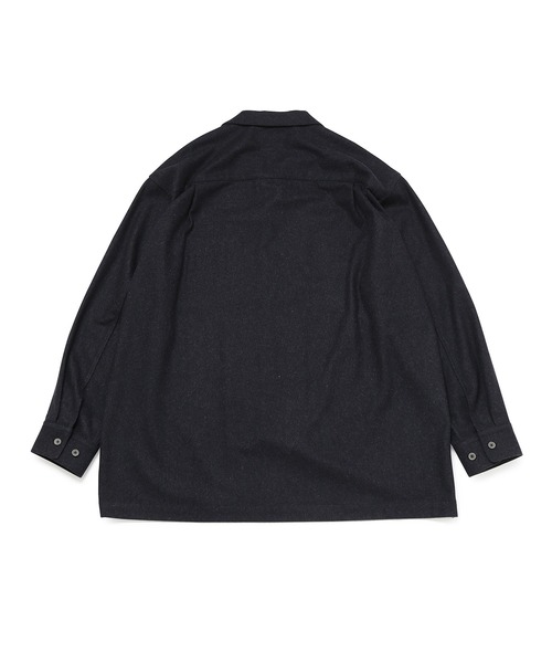 ADAM ET ROPE'（アダムエロペ）の「【Shmere】バルカラー ビッグシルエット ウールシャツ（シャツ/ブラウス・メンズ・グレー系その他/ブルー系その他・S/M/L）」の17枚目の写真