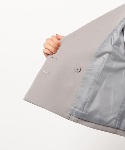 ENVYM（アンビー）の「ショートＢＯＸＹ ＪＫ（その他アウター・レディース・ブラック/グレー/モカ・FREE）」の18枚目の写真